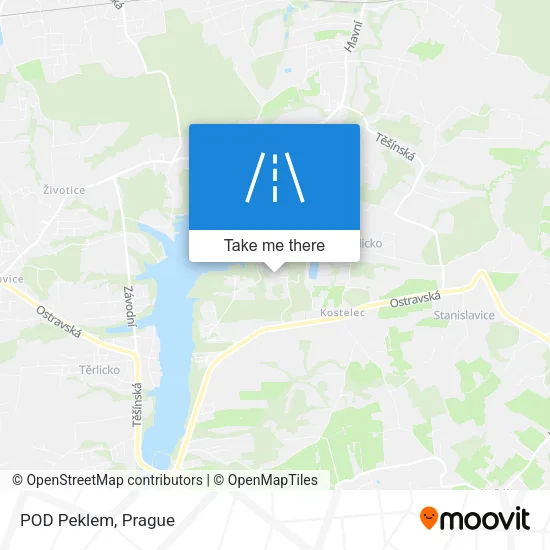 Карта POD Peklem