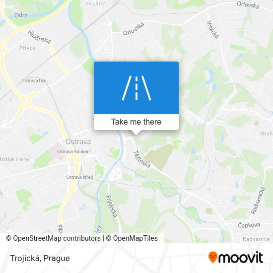 Карта Trojická