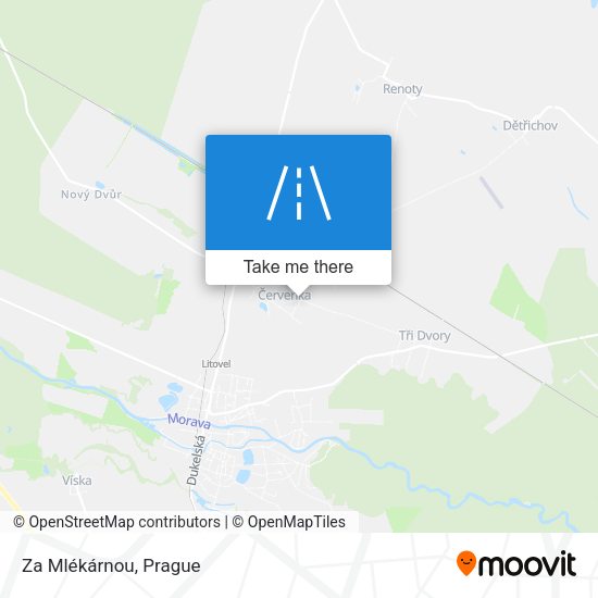 Za Mlékárnou map