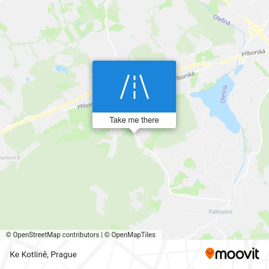 Карта Ke Kotlině