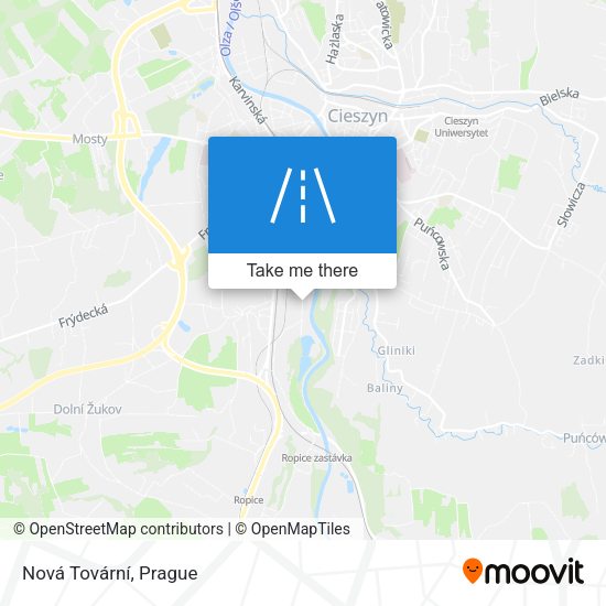 Nová Tovární map