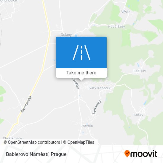 Bablerovo Náměstí map