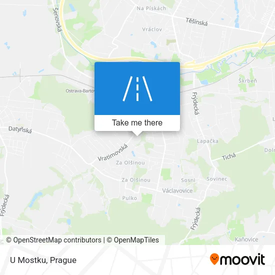 Карта U Mostku