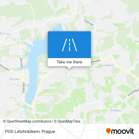 Карта POD Letohrádkem