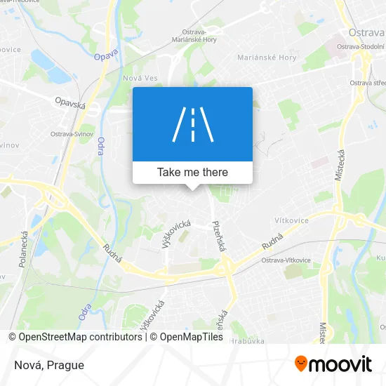 Карта Nová