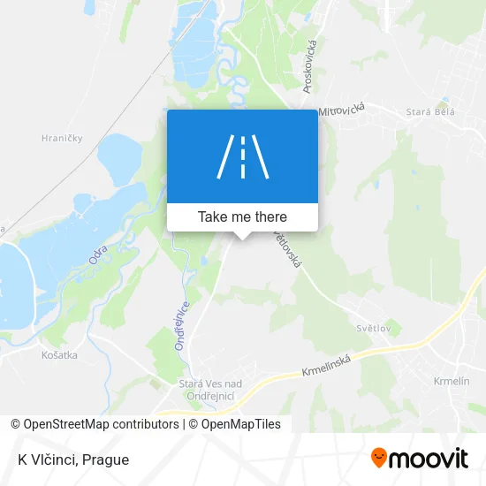 Карта K Vlčinci