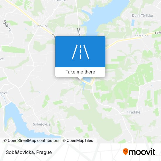 Soběšovická map