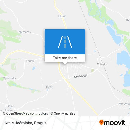 Krále Ječmínka map
