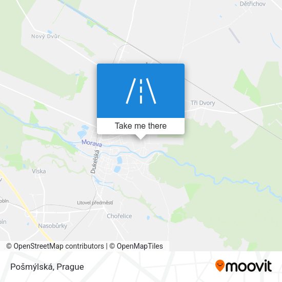 Pošmýlská map