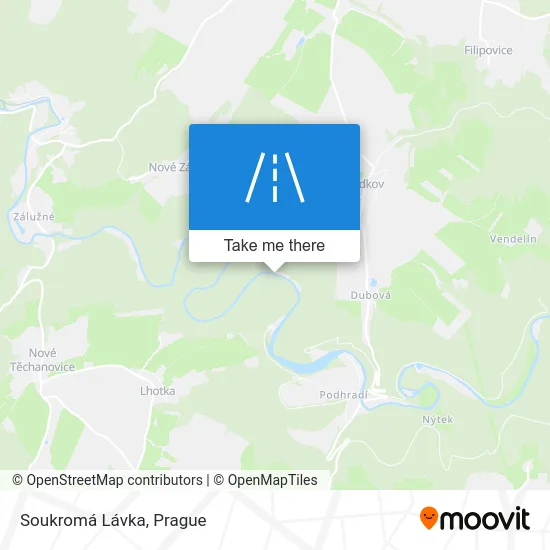 Карта Soukromá Lávka