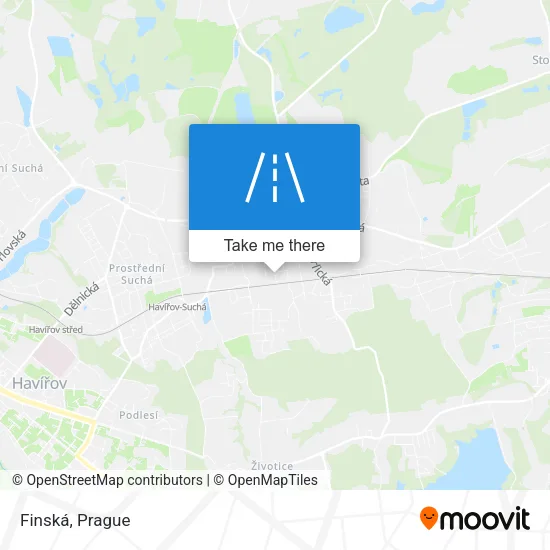Карта Finská