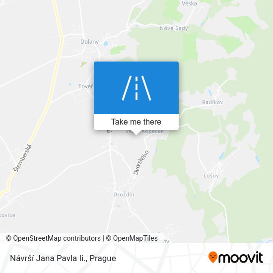 Návrší Jana Pavla Ii. map