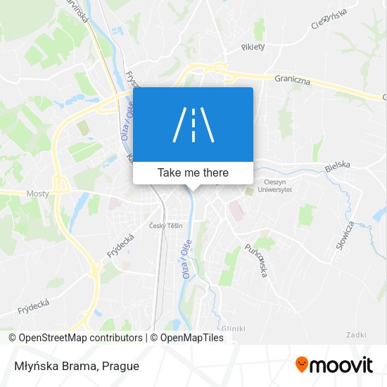 Młyńska Brama map