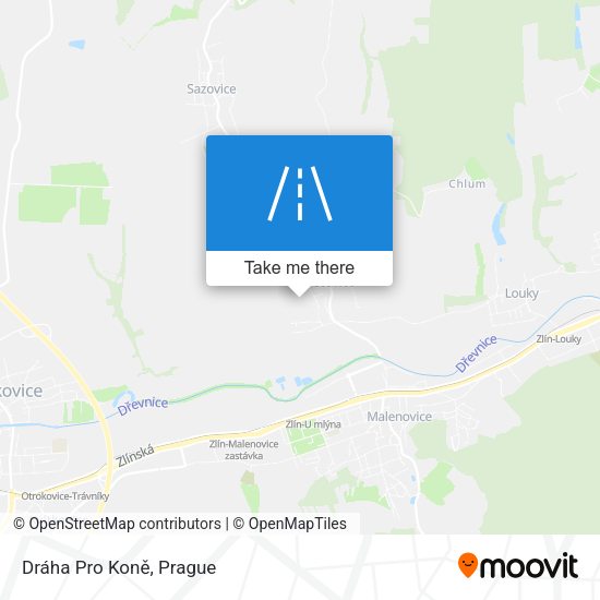 Dráha Pro Koně map