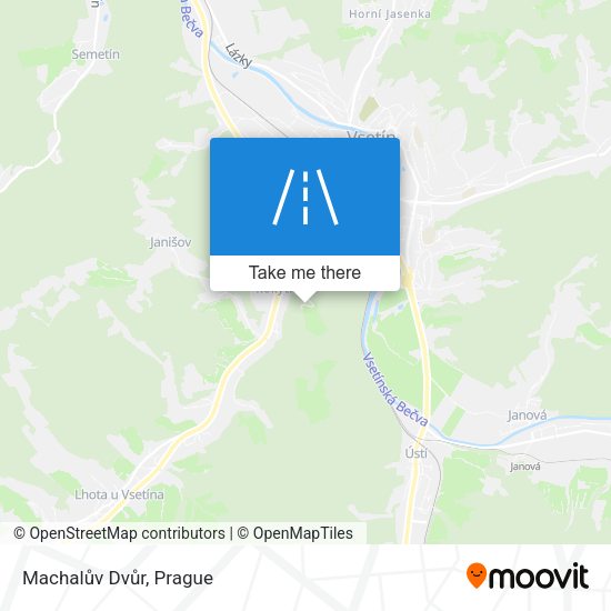Machalův Dvůr map