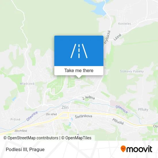 Карта Podlesí III