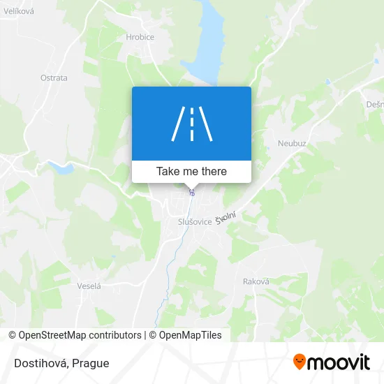 Карта Dostihová