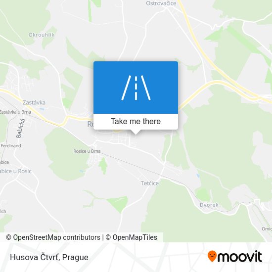 Husova Čtvrť map