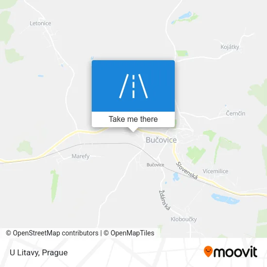 Карта U Litavy
