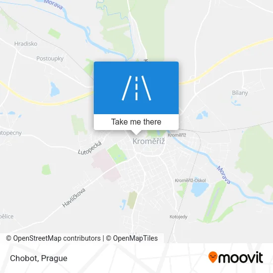 Карта Chobot
