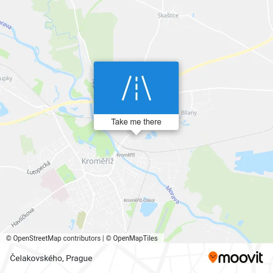 Карта Čelakovského