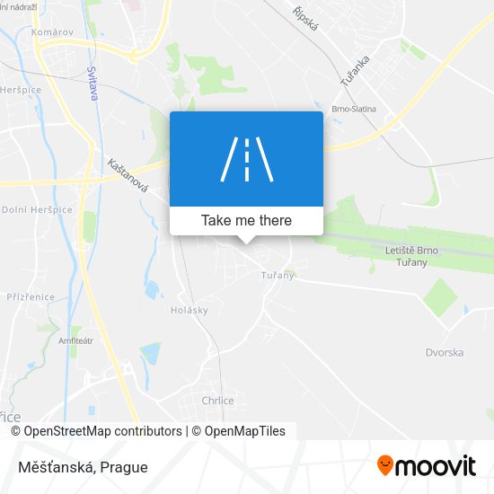 Měšťanská map