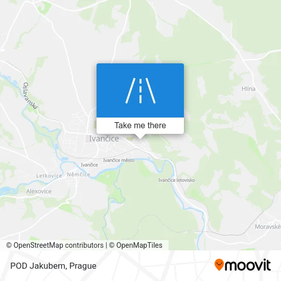 Карта POD Jakubem