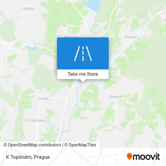 Карта K Teplinám