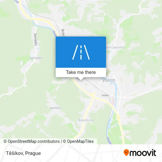 Карта Těšíkov