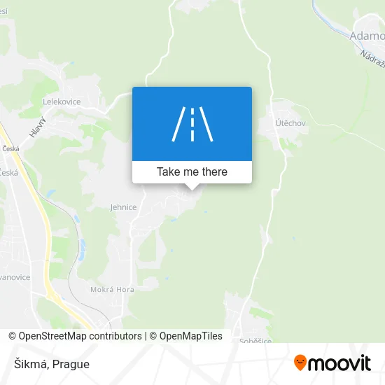 Карта Šikmá