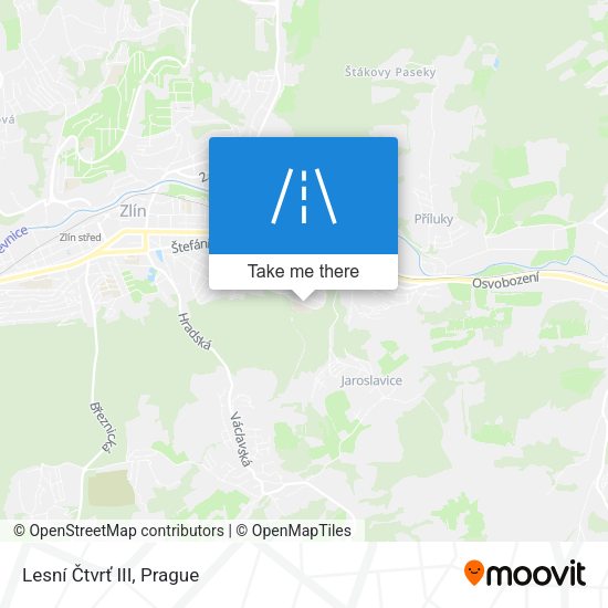 Lesní Čtvrť III map