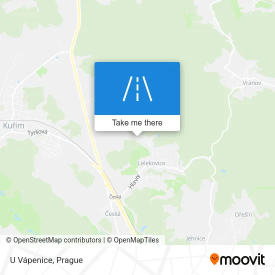 Карта U Vápenice