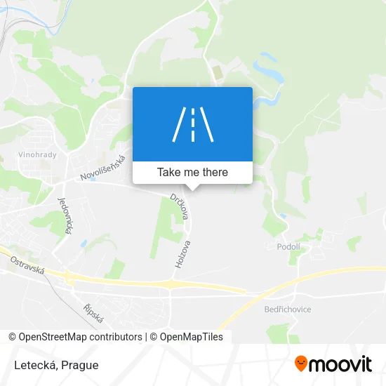 Карта Letecká