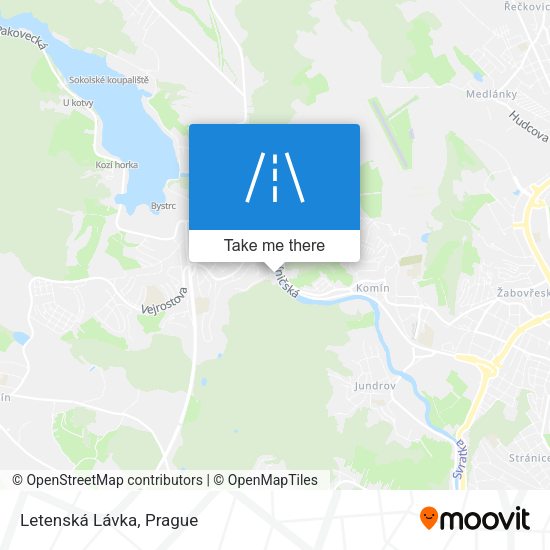 Letenská Lávka map