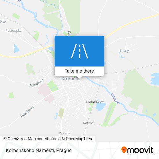 Komenského Náměstí map