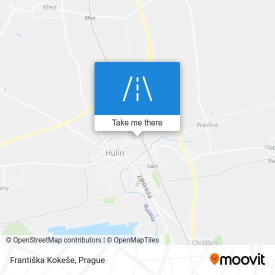 Františka Kokeše map
