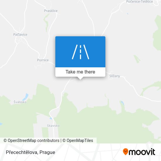 Přecechtělova map