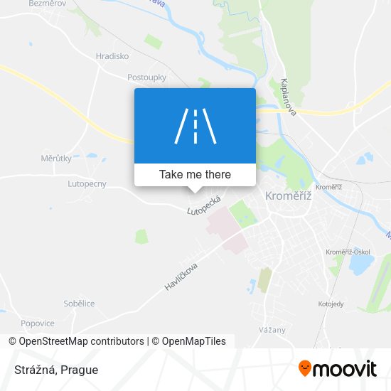 Strážná map