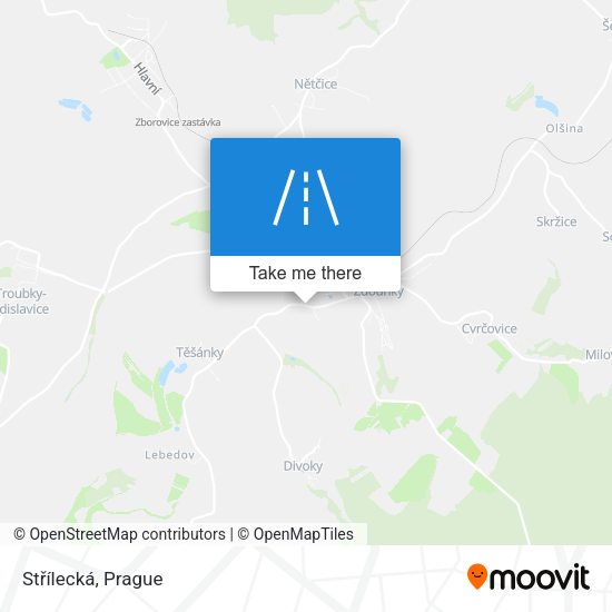 Střílecká map