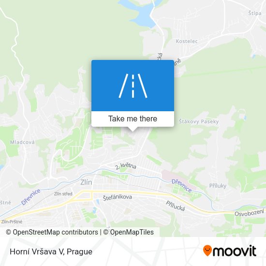 Horní Vršava V map