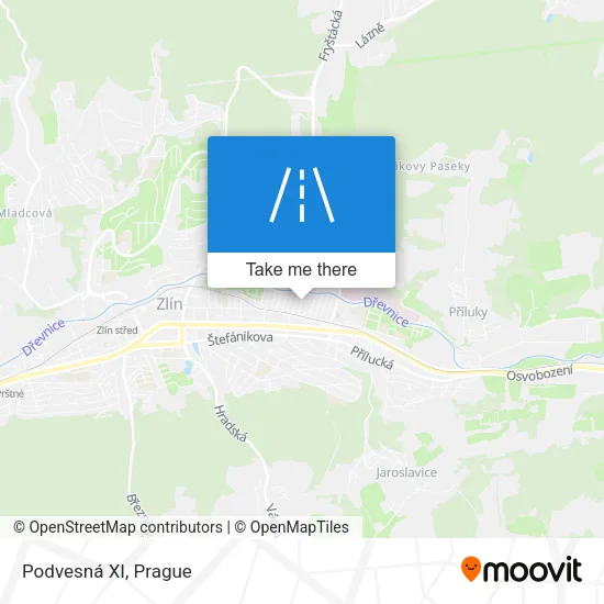 Карта Podvesná XI