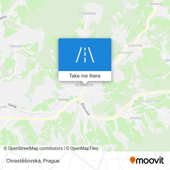 Chrastěšovská map