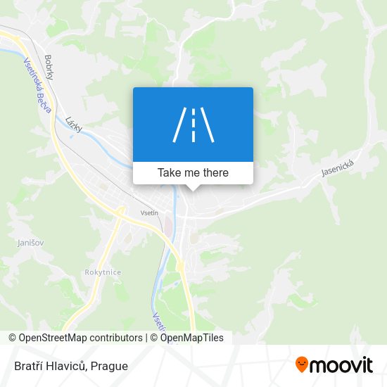 Bratří Hlaviců map