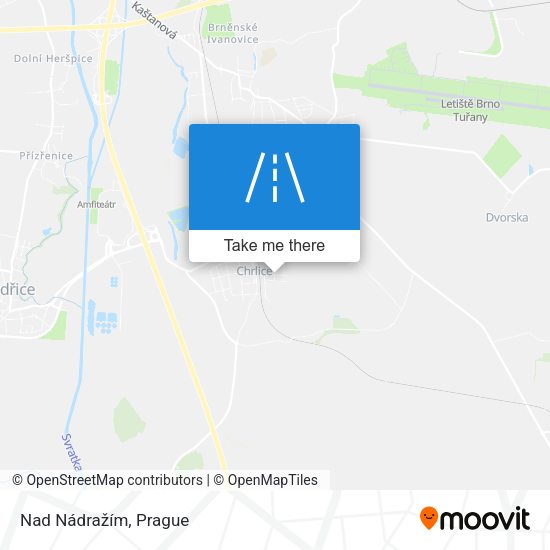 Nad Nádražím map