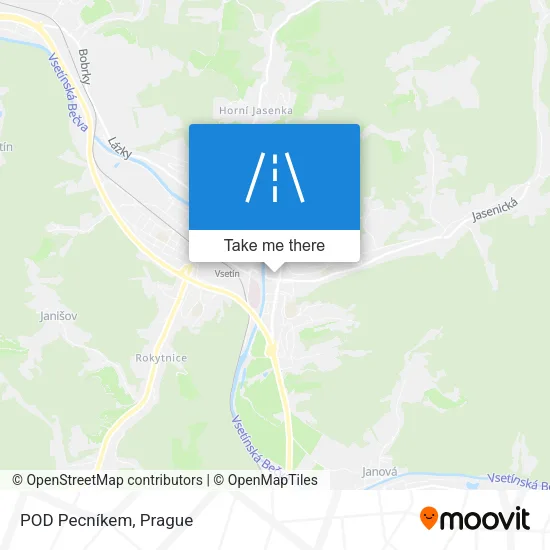 Карта POD Pecníkem