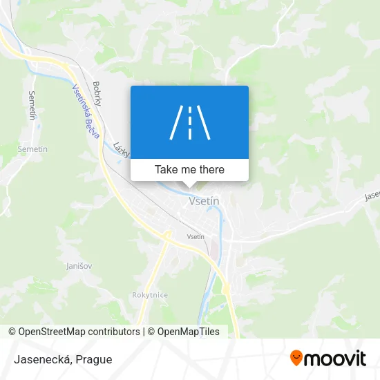 Карта Jasenecká