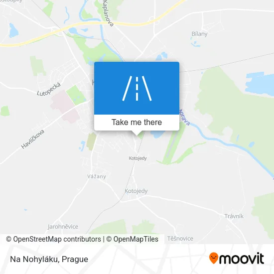 Карта Na Nohyláku