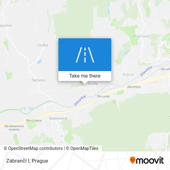 Карта Zábrančí I