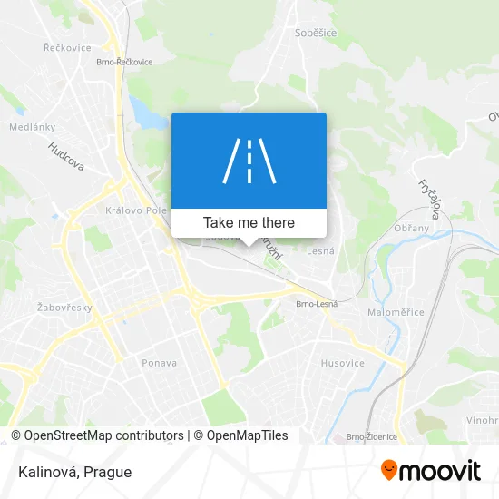 Карта Kalinová