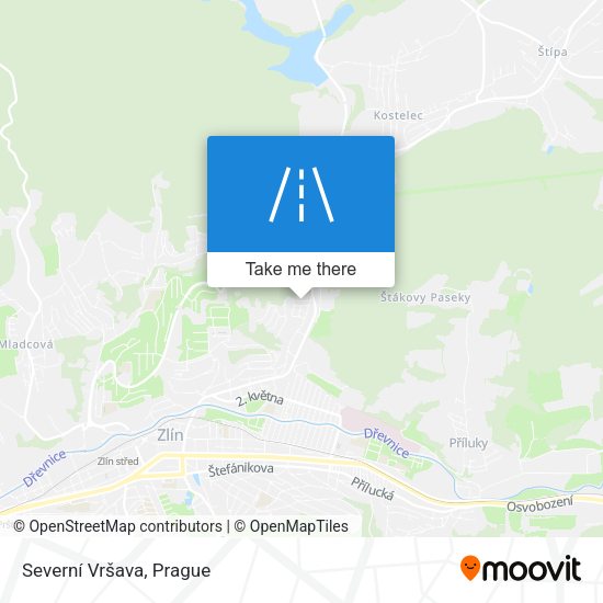 Severní Vršava map